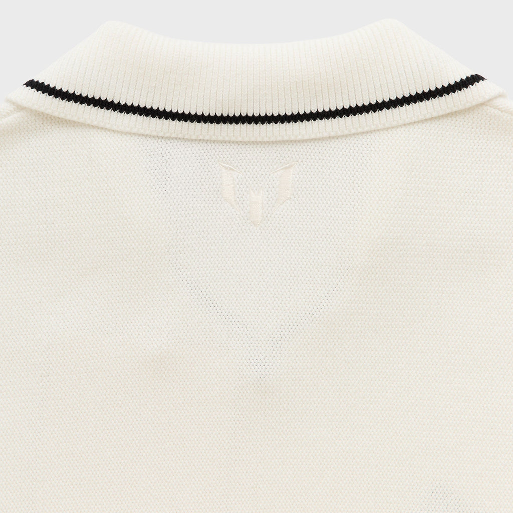 Kith & Messi for adidas Football Knit Polo - White
