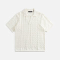 Daily Paper Yinka Relaxed Knit Polo - White