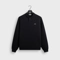 Kith Heavy Loop Henley Nelson Pullover - Black