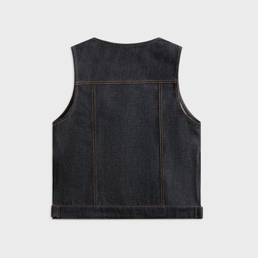 Veneda Carter Boxy Vest - Denim