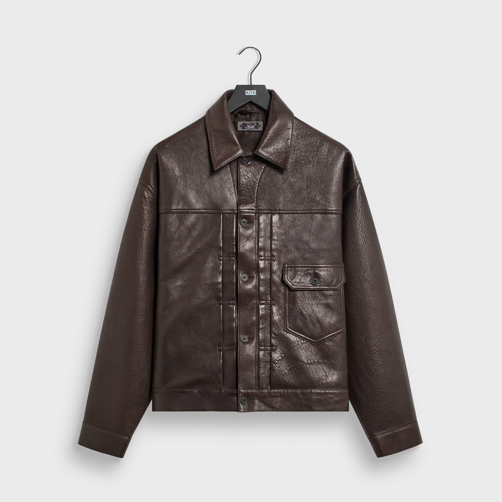 Kith Vintage Leather Alonzo Jacket - Kindling