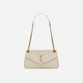 Saint Laurent YSL Calypso Puff Bag - Crema Soft