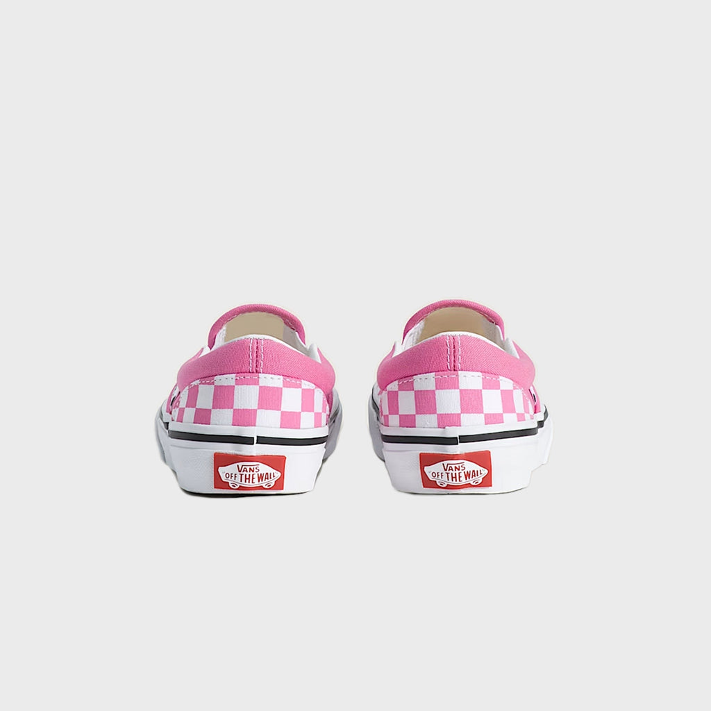 VANS PS Classic Slip-On Checkerboard Shoe - Checkerboard Fizz Pink