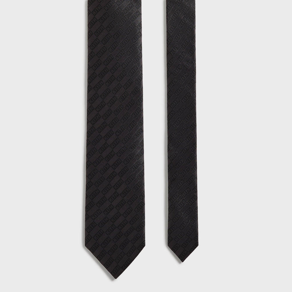 Kith Jacquard Classic Logo Tie - Black
