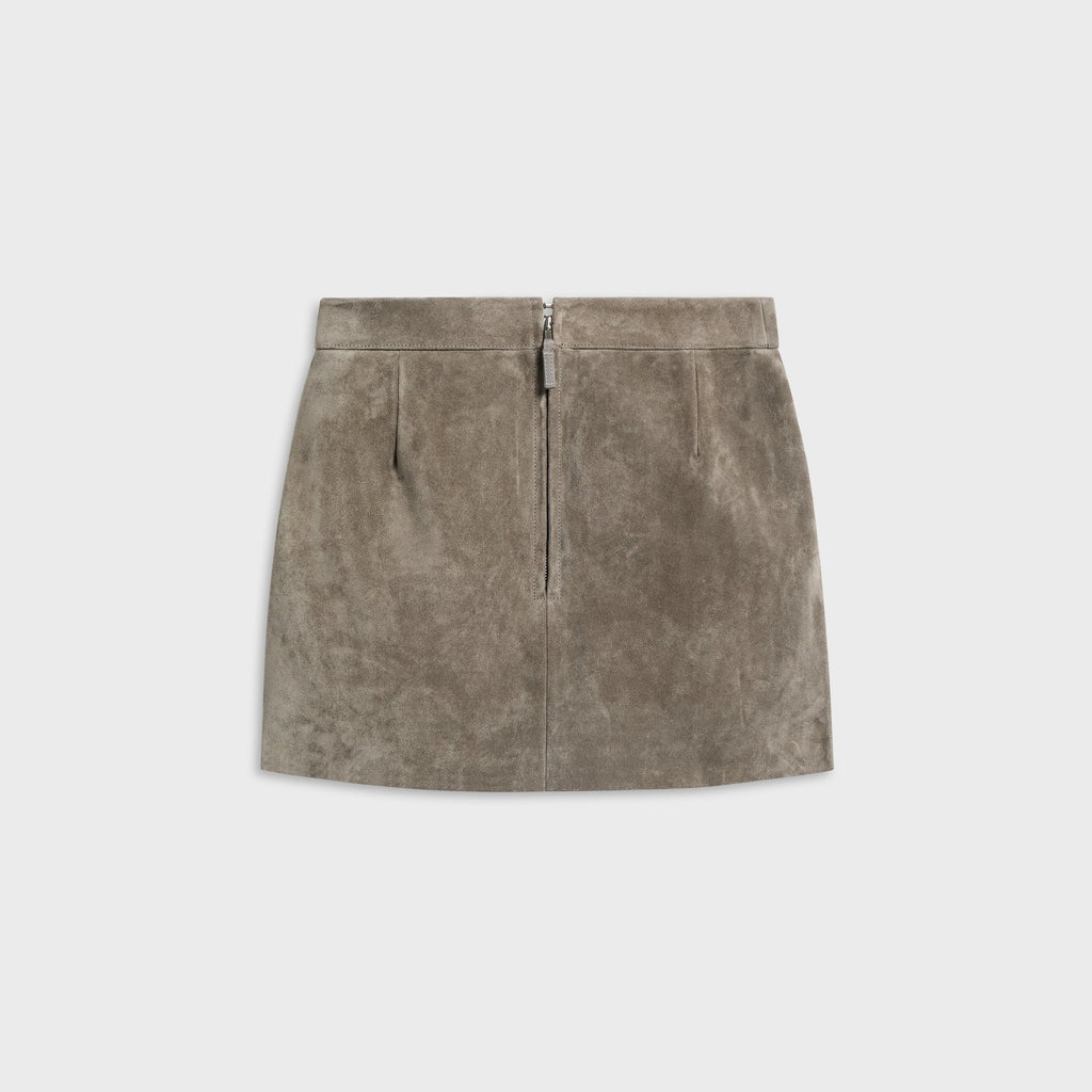 Rick Owens Fog Cutoff Mini Skirt - Dust