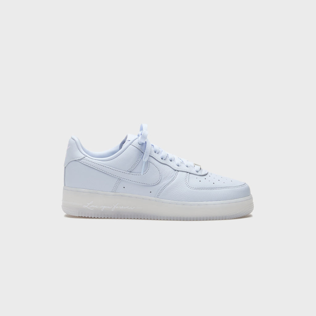 Nike x NOCTA Air Force 1 Low - Palest Purple / Cobalt Tint / Metallic Silver