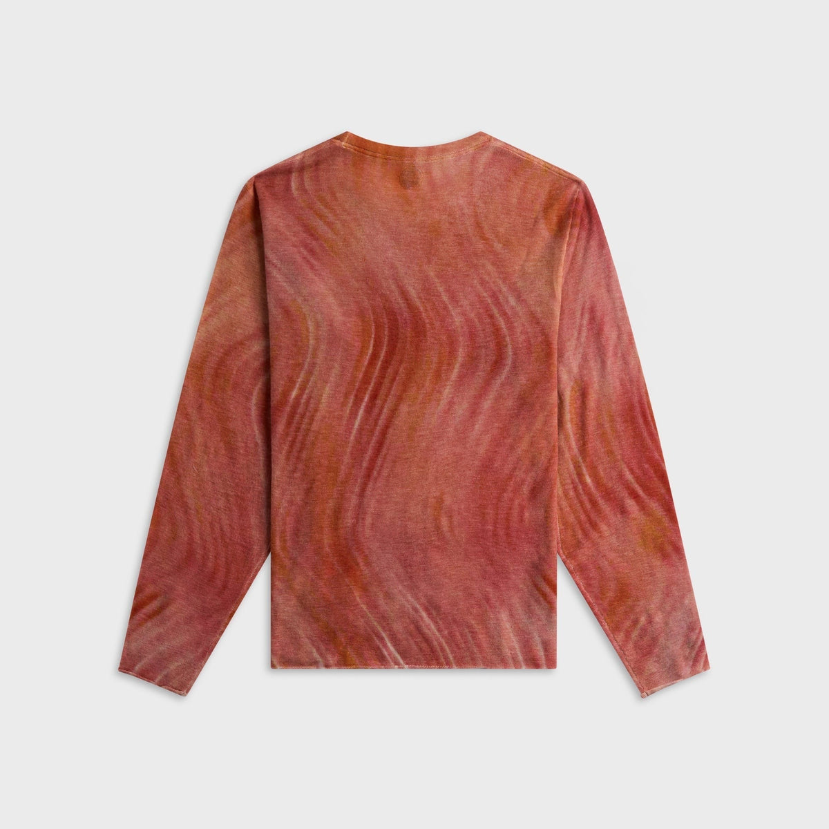 Adrian Cashmere Kenny Long Sleeve Cashmere Sweater - Orange