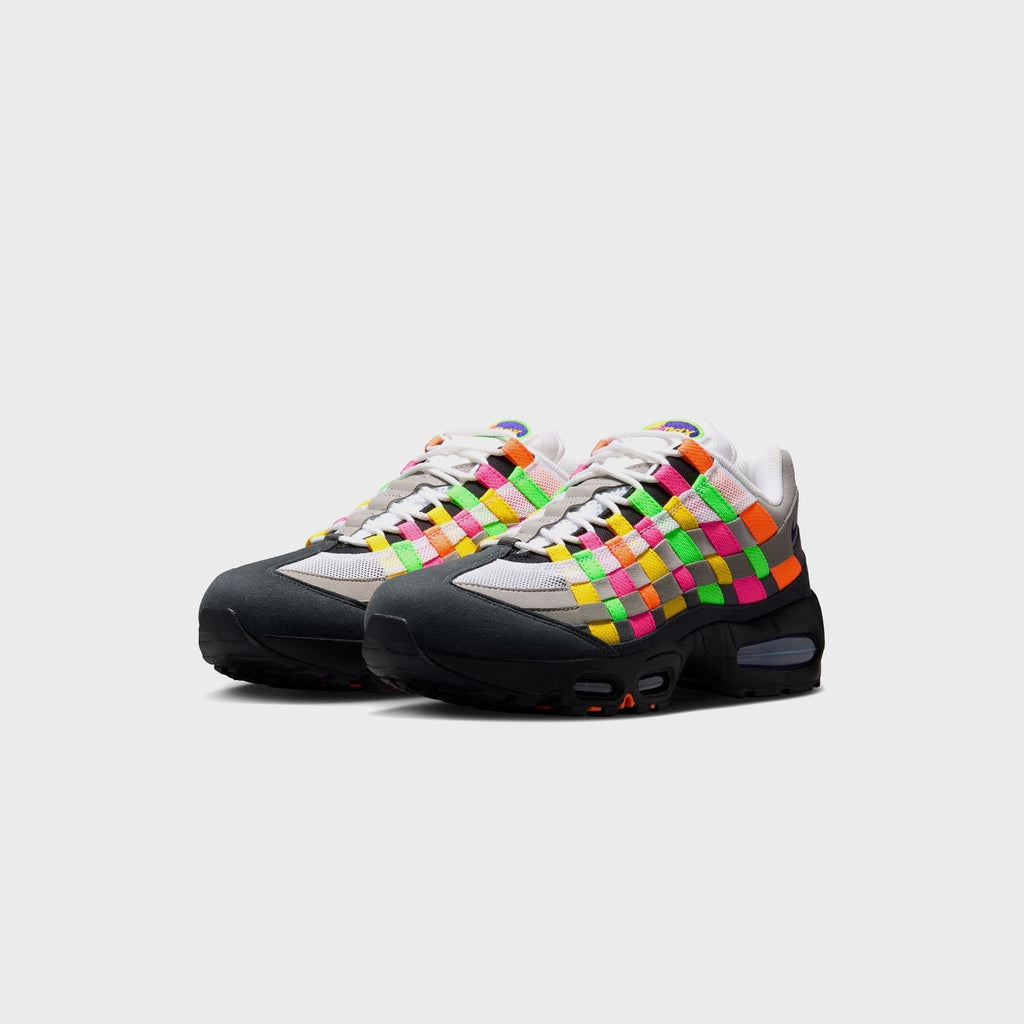 Nike Air Max 95 Big Bubble - White / Purple Dynasty / Pearl Gray / Light Charcoal
