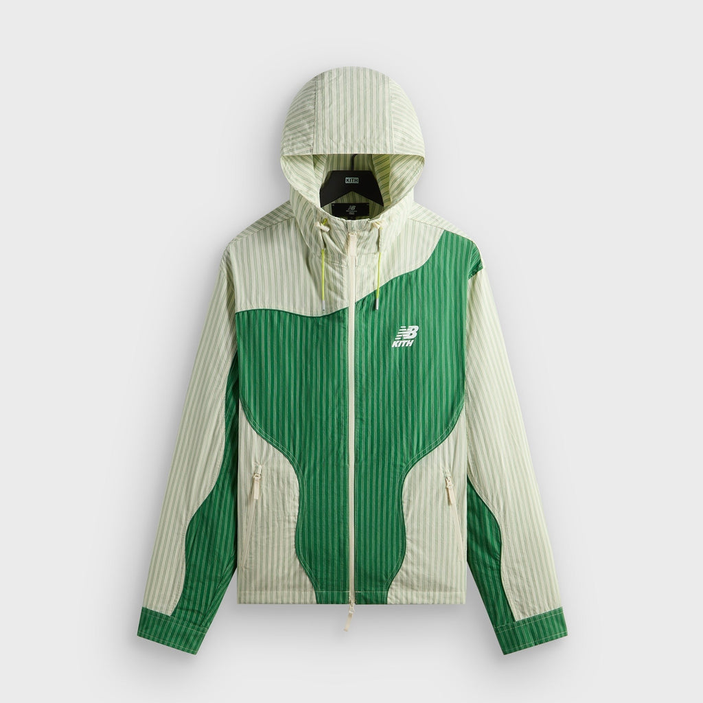 Kith & New Balance Poplin Mix Madison VI Jacket - Spring Juniper