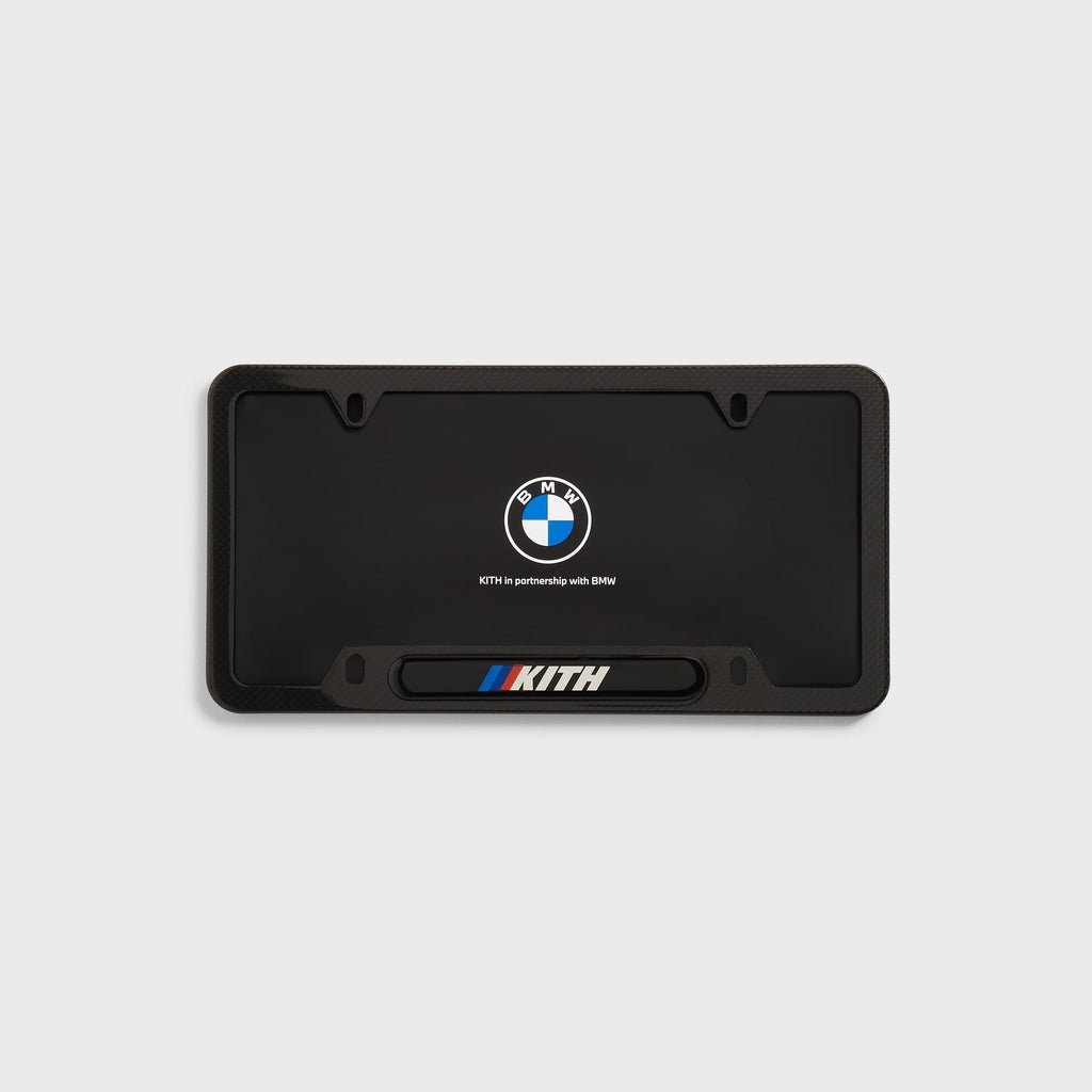 Kith for BMW Carbon Fiber Car Plate - Black