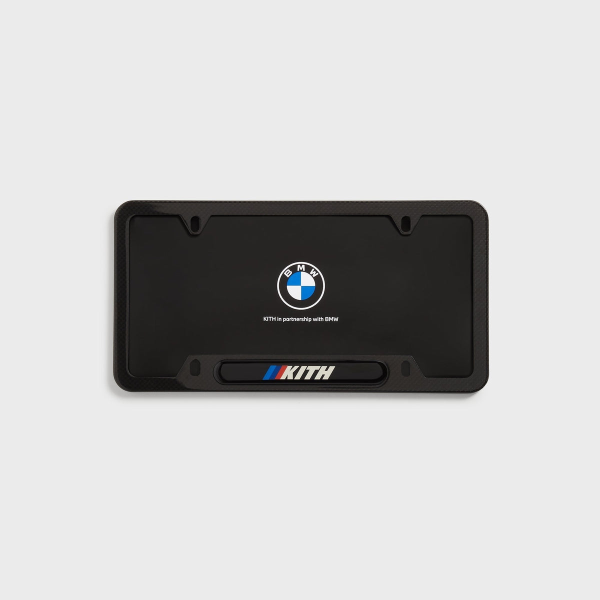 Kith for BMW Carbon Fiber Car Plate - Black