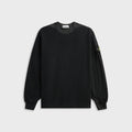 Stone Island Jersey Corduroy Crewneck Sweatshirt - Lead Grey