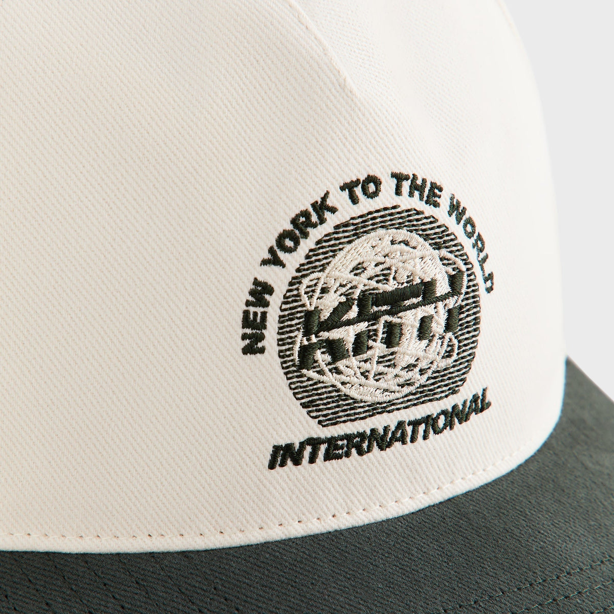 Kith Brushed Twill Bay Low Pinch Crown Cap - Stadium