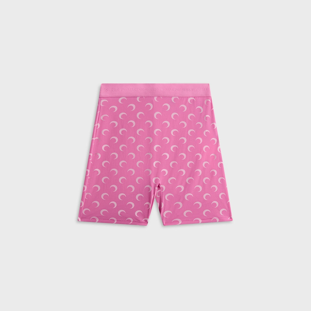 Marine Serre Moon Printed Jersey Mini Short - Pink