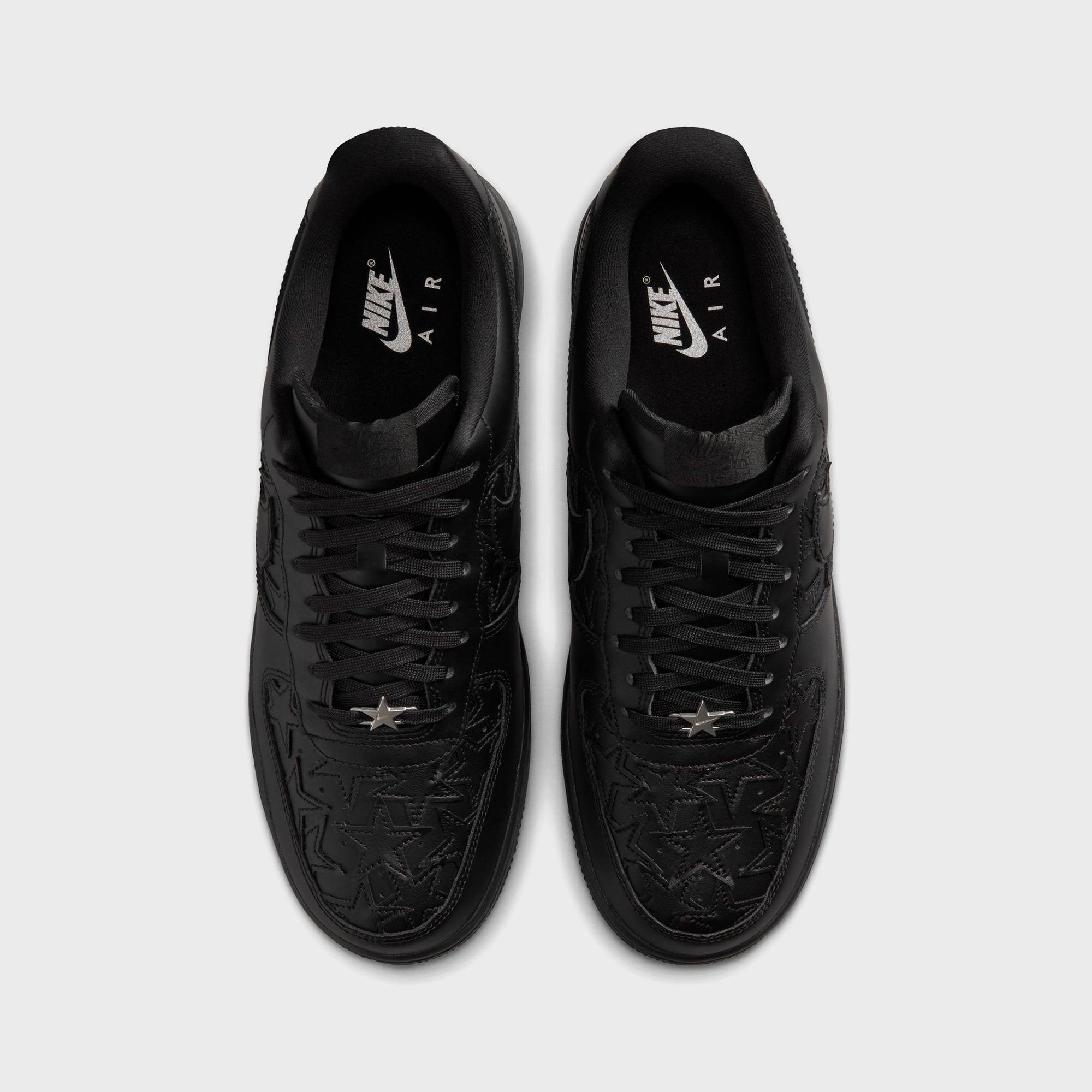 Nike Air Force 1 '07 Edge - Black / Metallic Silver