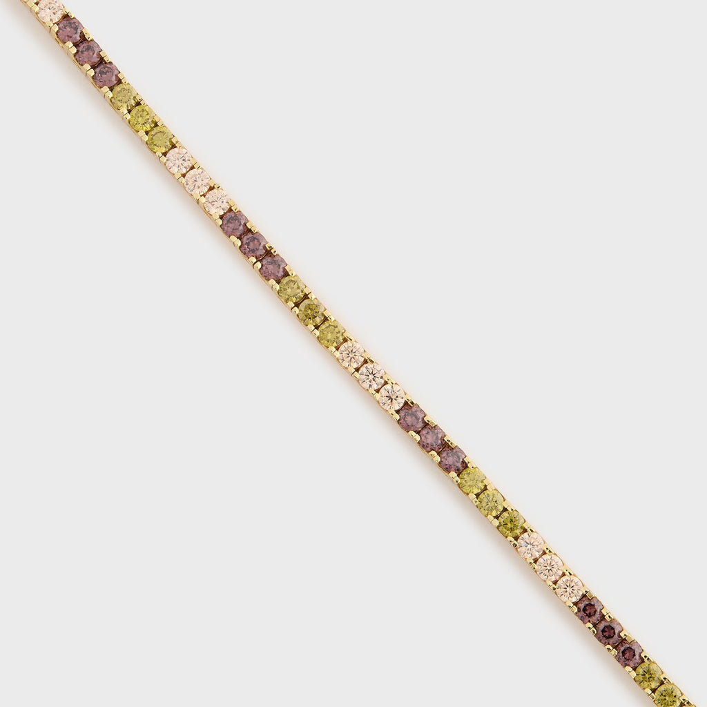 Hatton Labs Classic Tennis Bracelet - Sterling Silver / Mixed