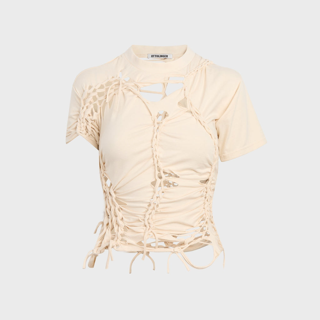 Ottolinger Otto Braided Tee - Cream