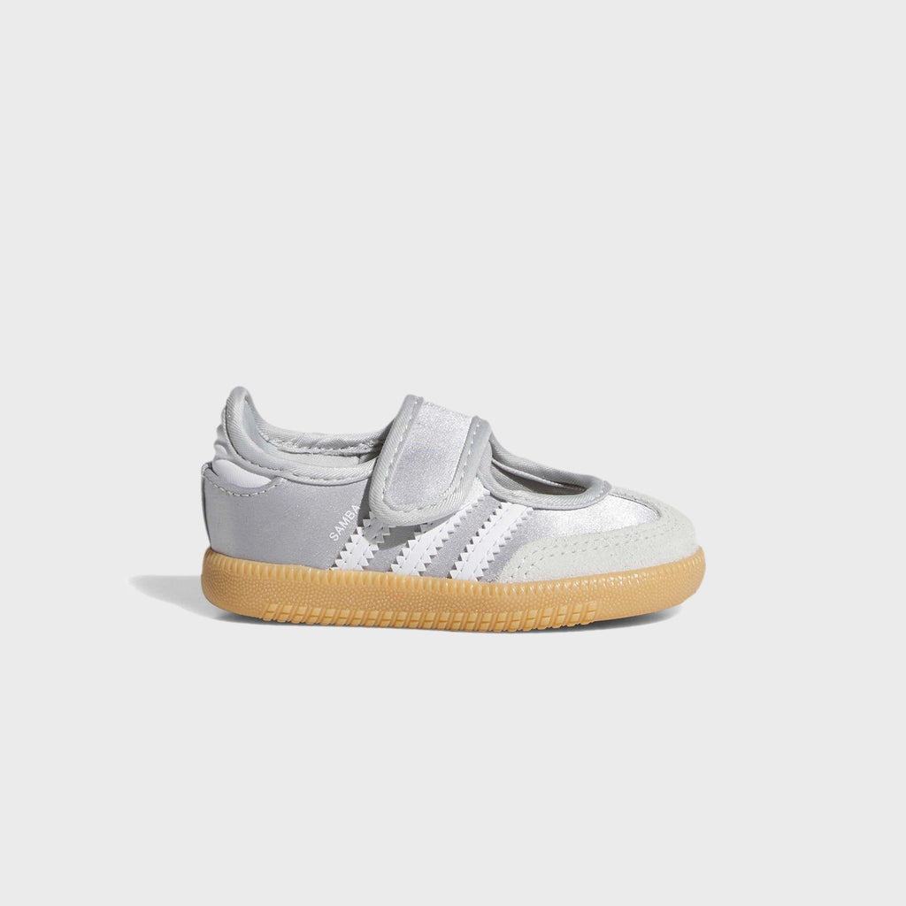 adidas TD Samba Jane - Silver Metallic / Cloud White / Gum