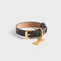 Kith Monogram Leather Collar - Black