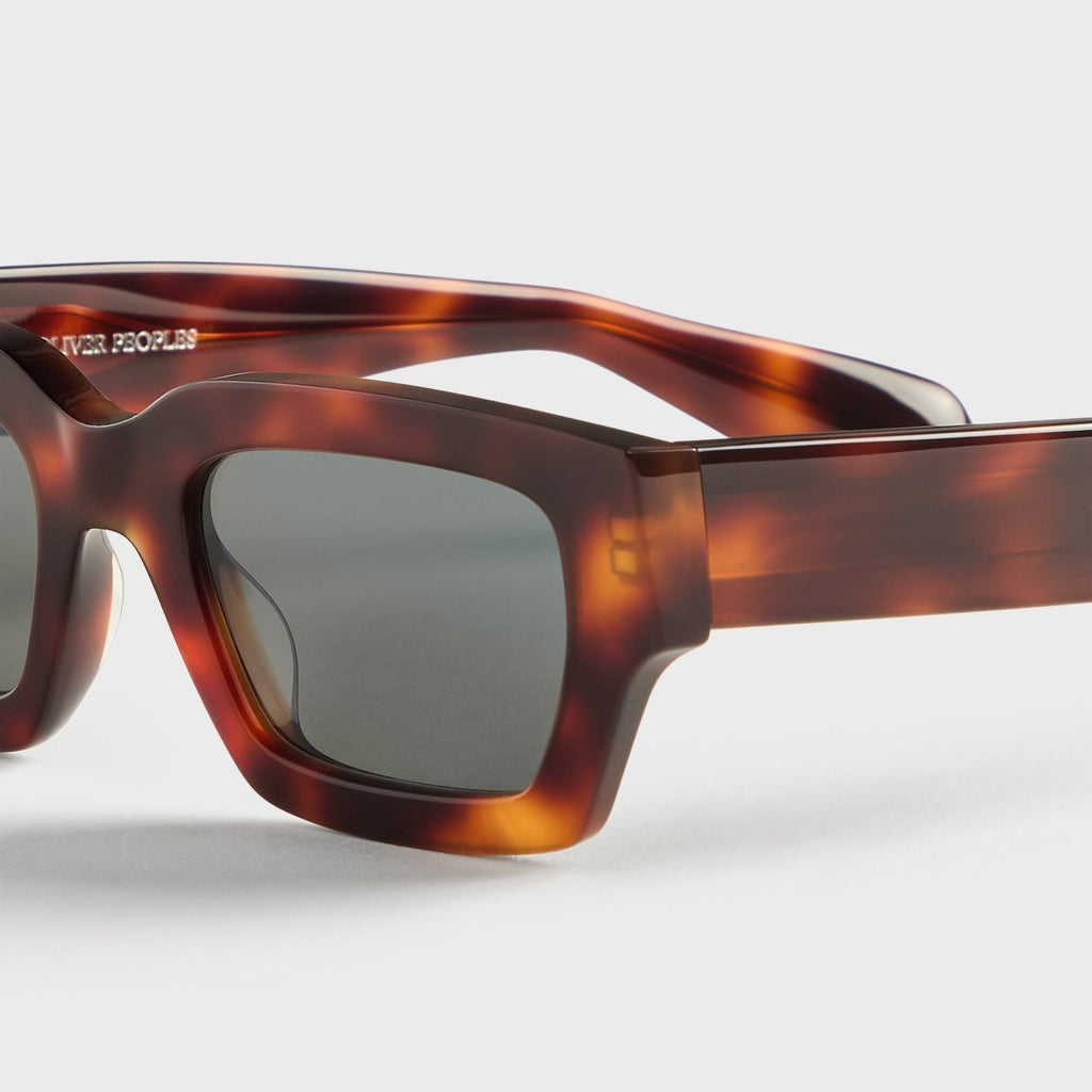 Oliver Peoples x Jil Sander 50 Edition 6 Sunglasses - Dark Mahogany / Midnight Express