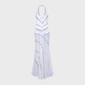 Siedres Vicka Satin Maxi Dress - White