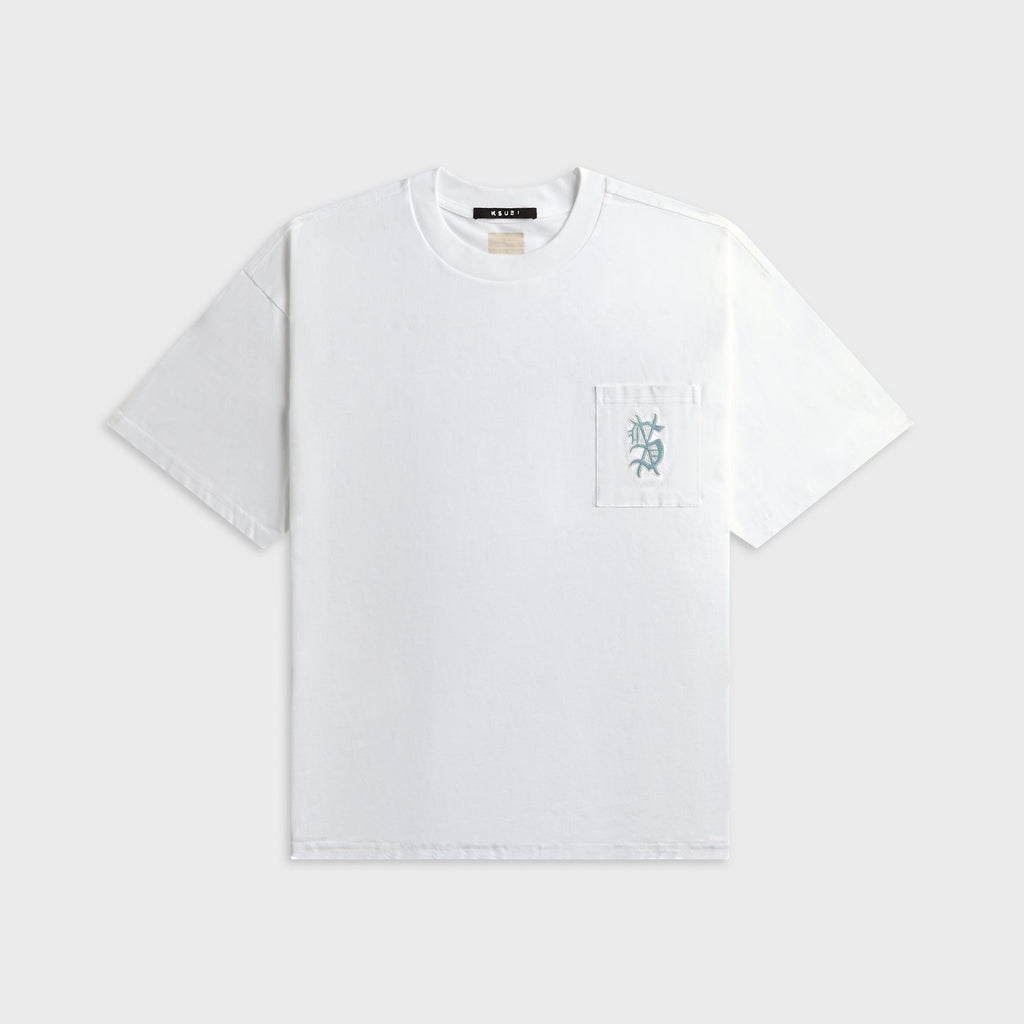 Ksubi Ekcess Pocket Tee - Tru White
