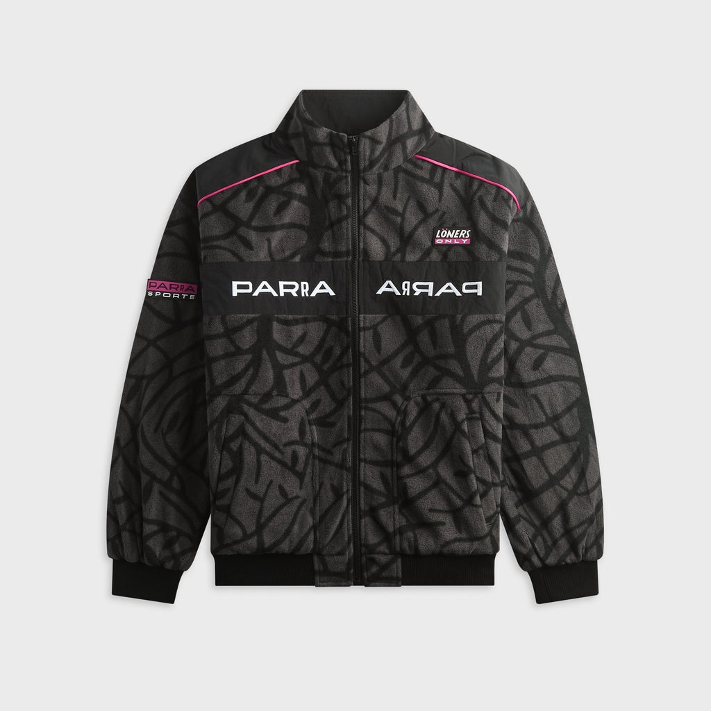 by Parra Loners Only Fleece Jacket - Black