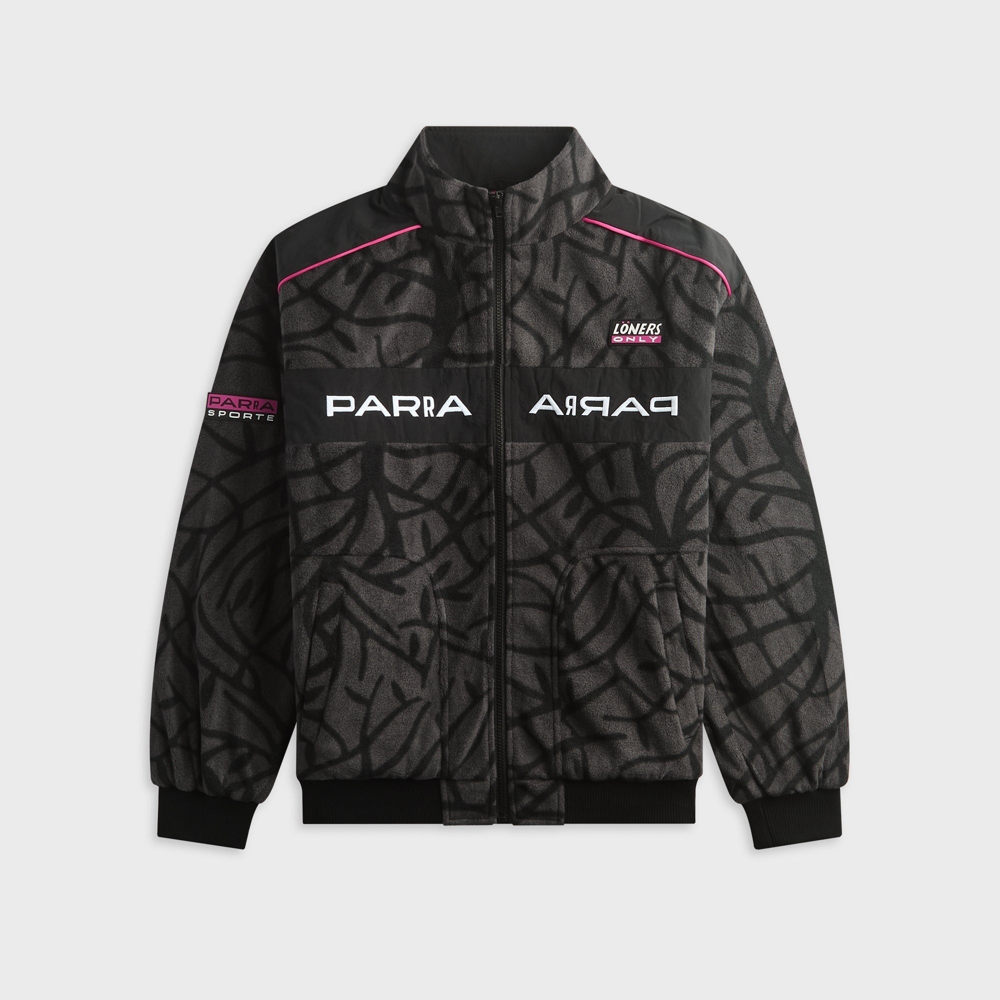 by Parra Loners Only Fleece Jacket - Black