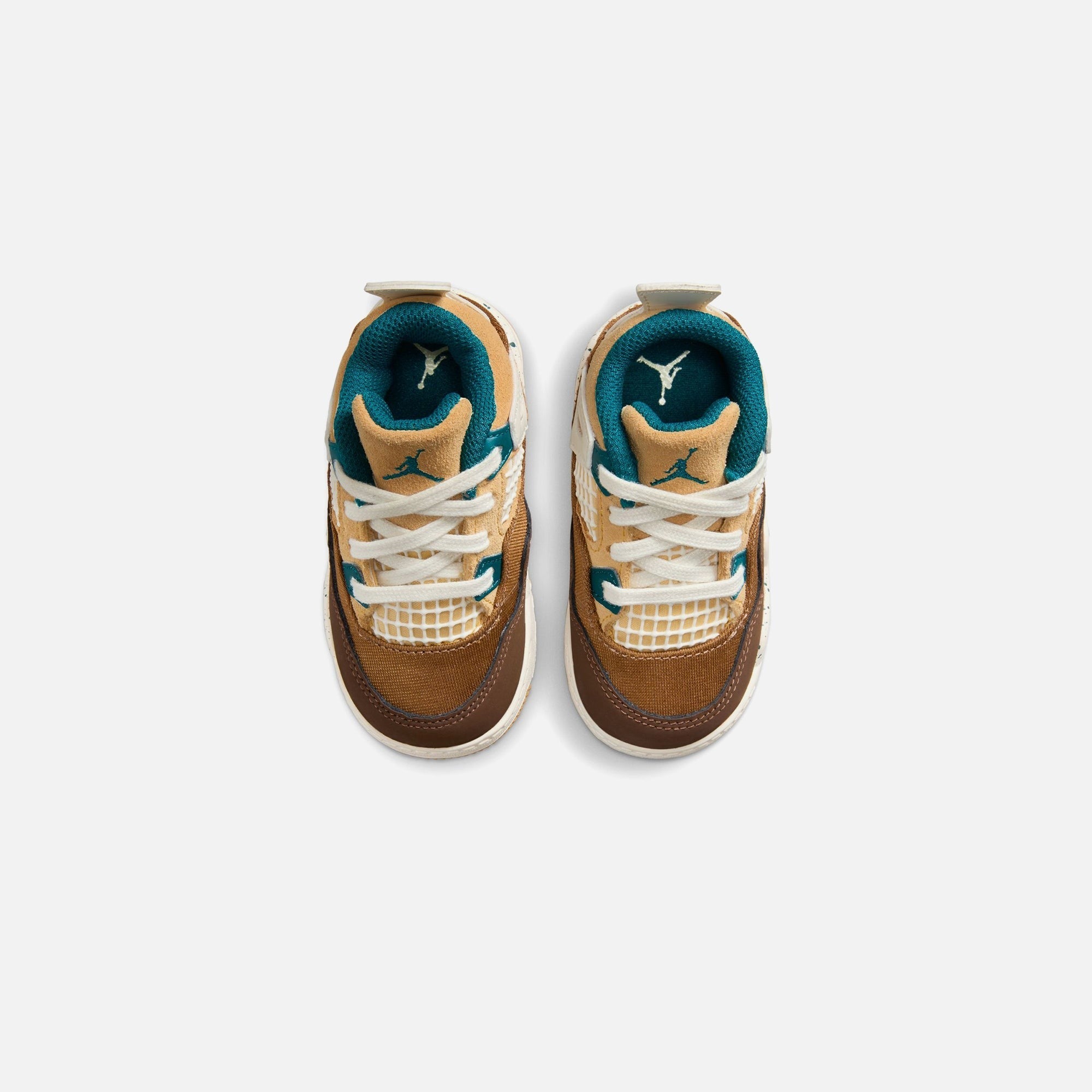 Nike TD Air Jordan 4 Retro - Cacao Wow / Geode Teal / Ale Brown