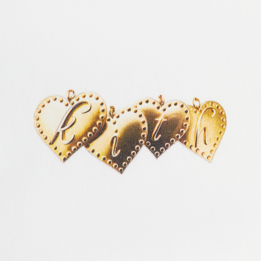 Kith Women Mulberry Vintage Heart Charm Tee - White