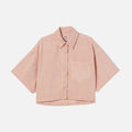 Agolde Rona Box Shirt - Pink Salt