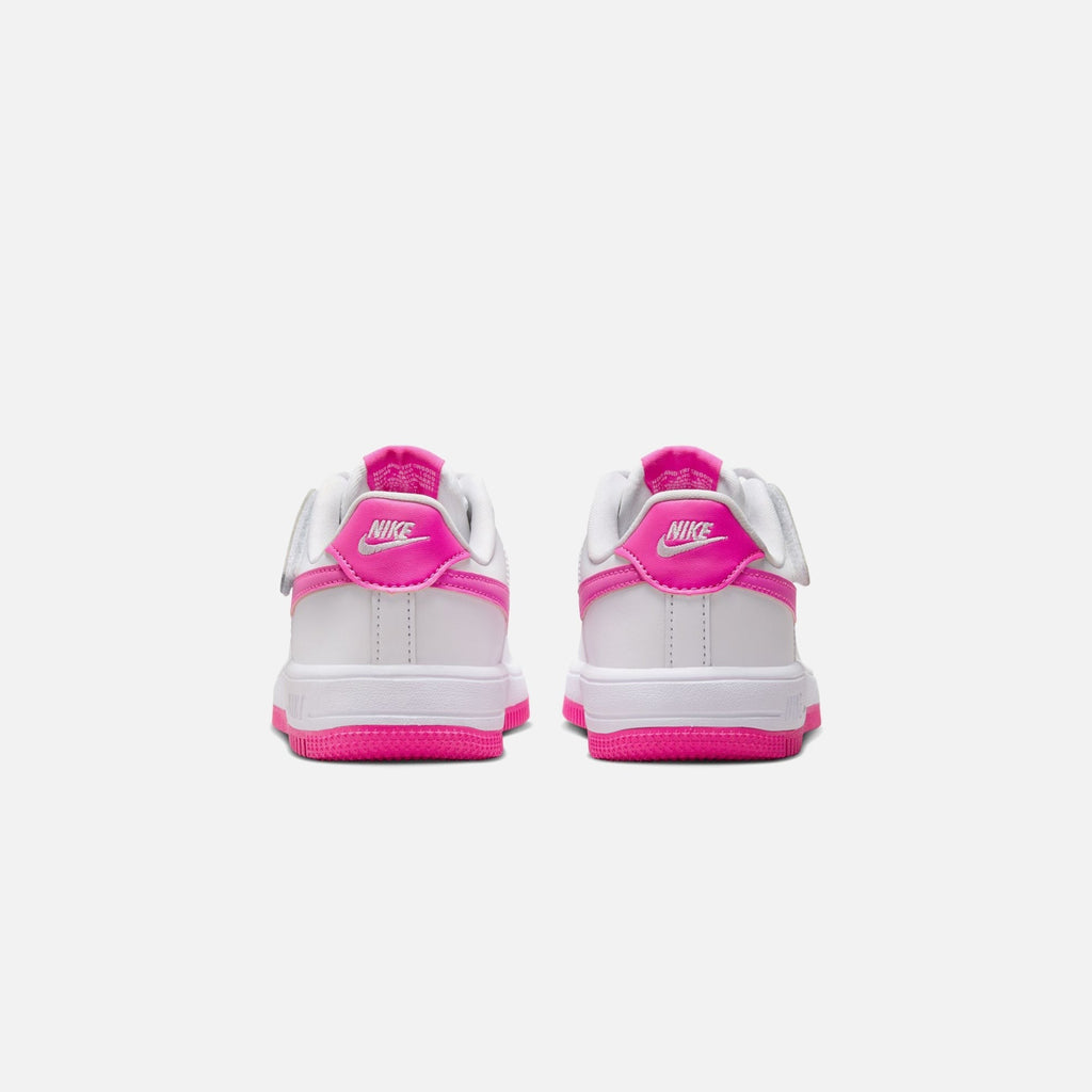Nike PS Force 1 Low Easyon - White / Laser Fuchsia
