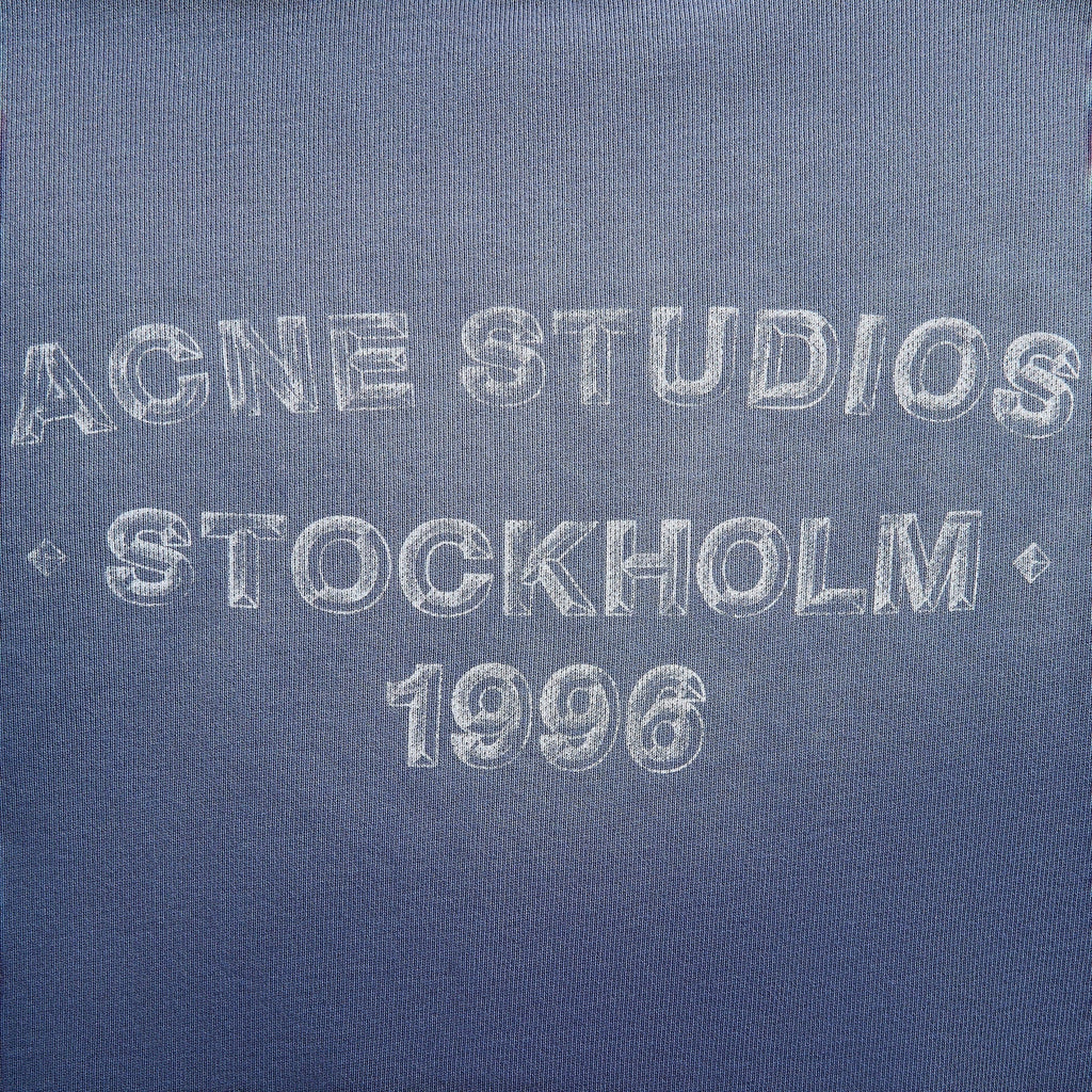 Acne Studios Sprayed Logo Sweatshirt - Navy