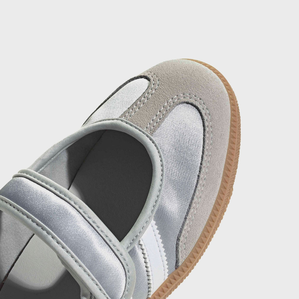 adidas GS Samba Jane - Silver Metallic / Cloud White / Gum