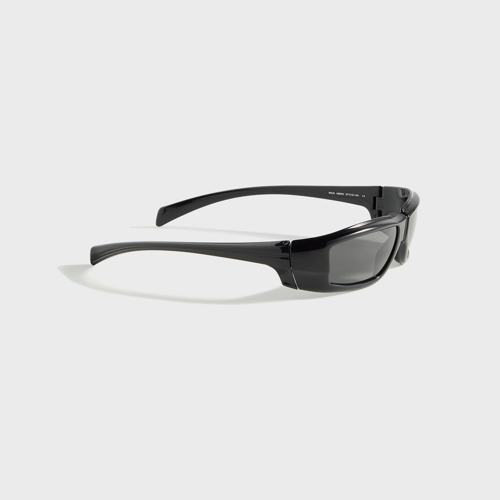 Rick Owens Sunglasses - Black Temple / Black Lens
