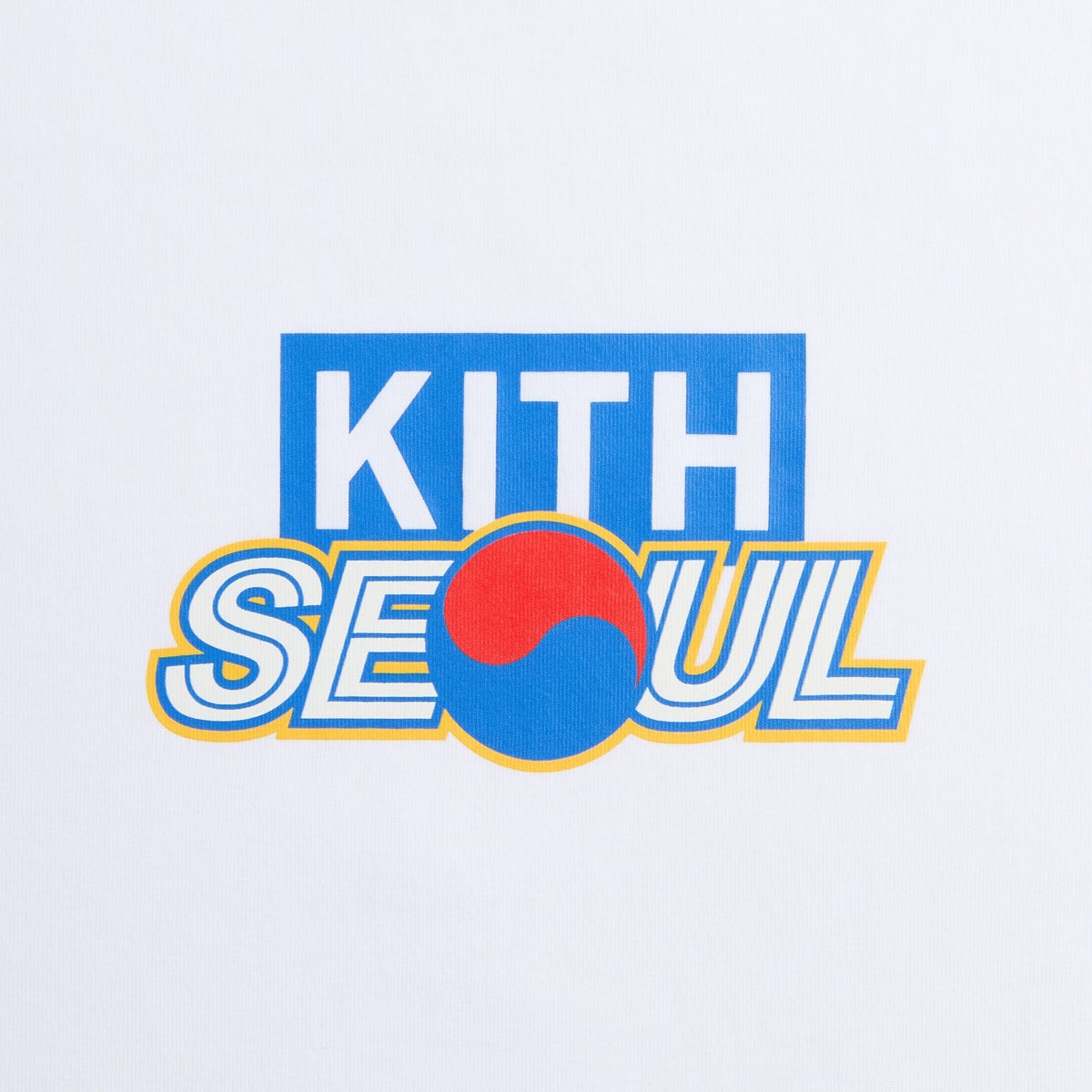 Kith Seoul Classic Logo Tee - White