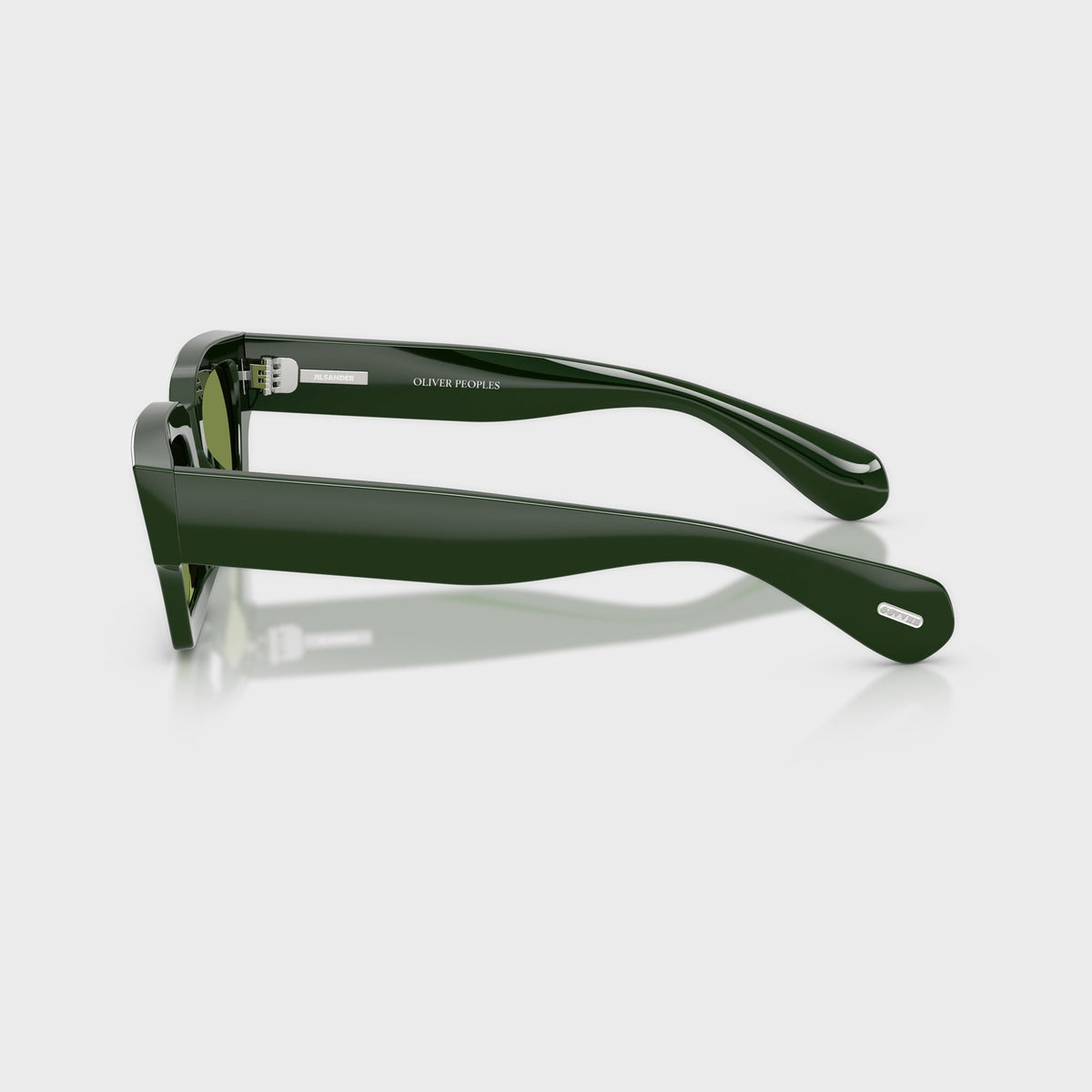 Oliver Peoples x Jil Sander Edition 6 Sunglasses - Dark Green / Green