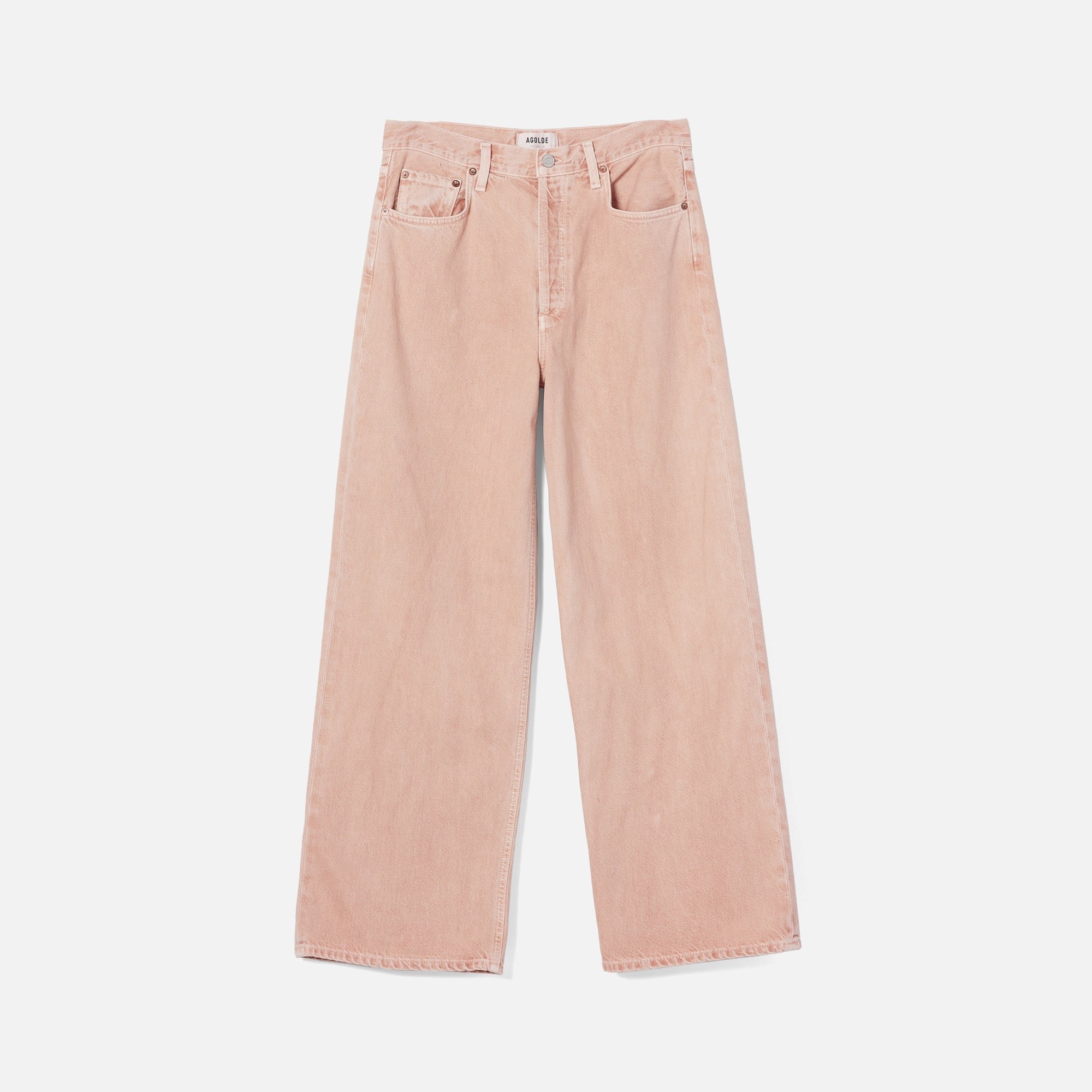Agolde Low Slung Baggy Jean - Pink Salt