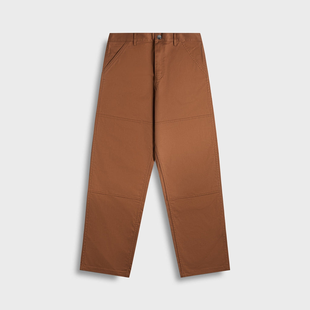 Moncler Logo Gabardine Trousers - Brown