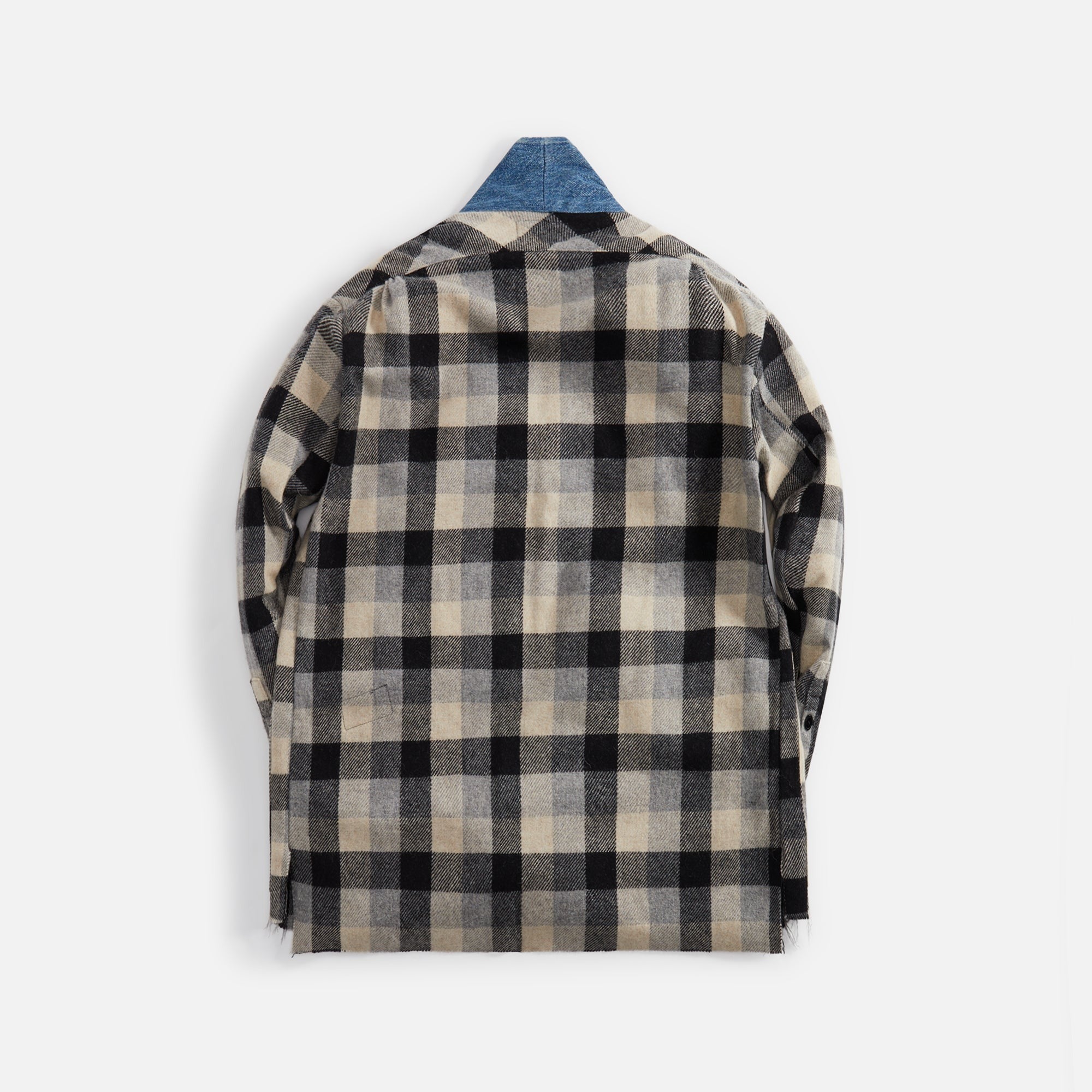 Greg Lauren B/W Plaid Gl1 - Black / White