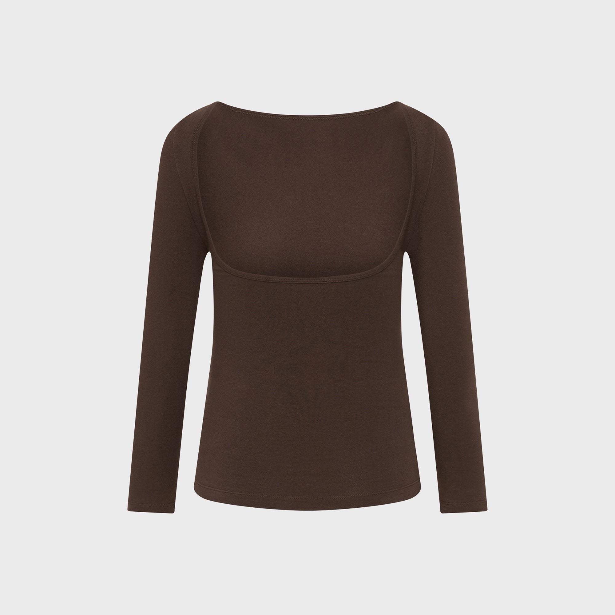 St. Agni Soft Jersey Ballerina Top - Liquer