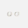 Hatton Labs Edge Hoop Earrings - Silver
