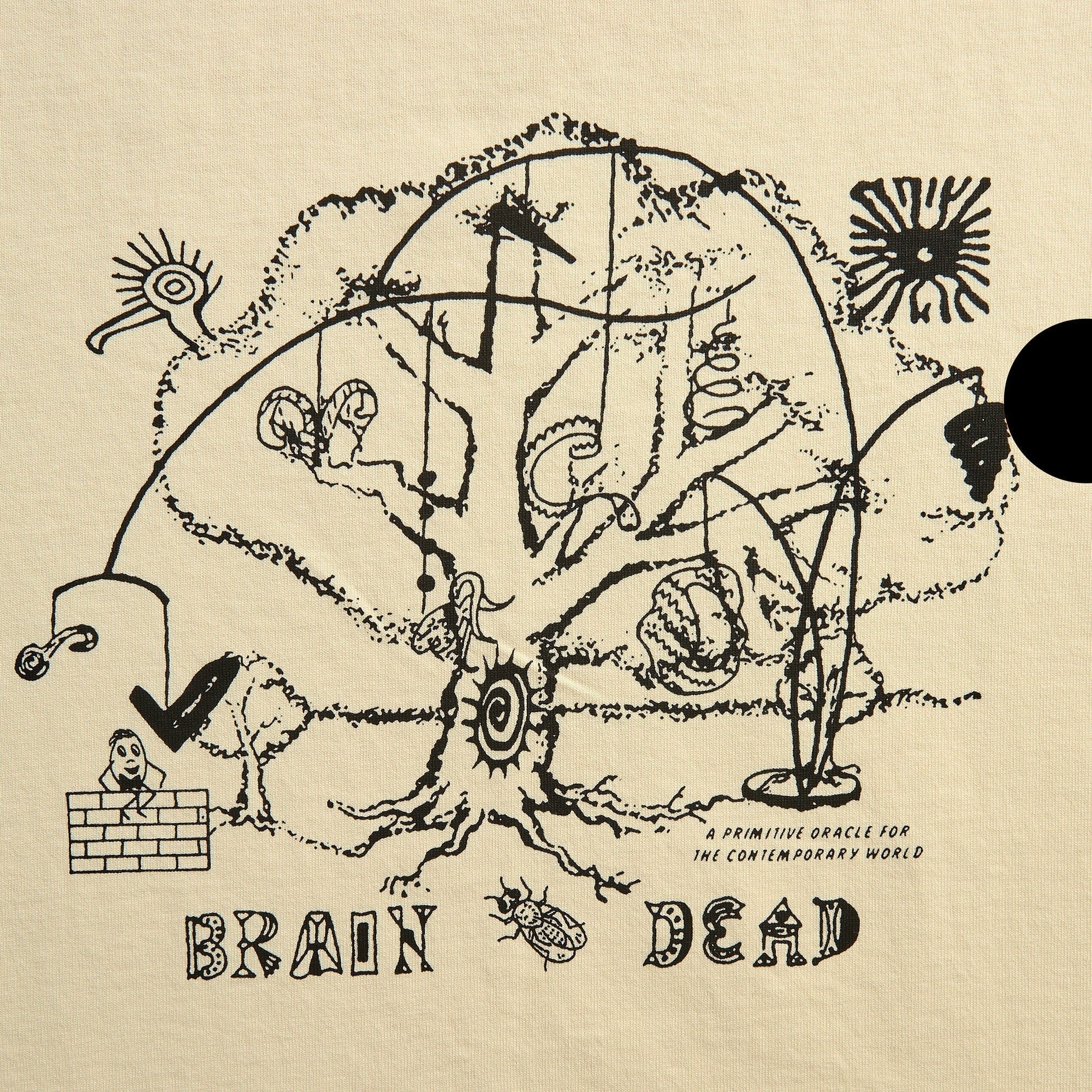 Brain Dead Oracle Tee - Natural