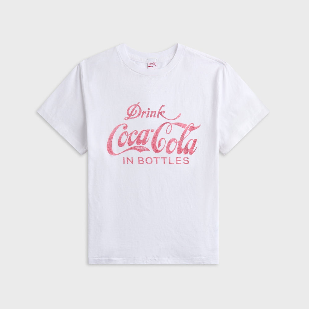ReDone Classic Coke In Bottles Tee - Optic White