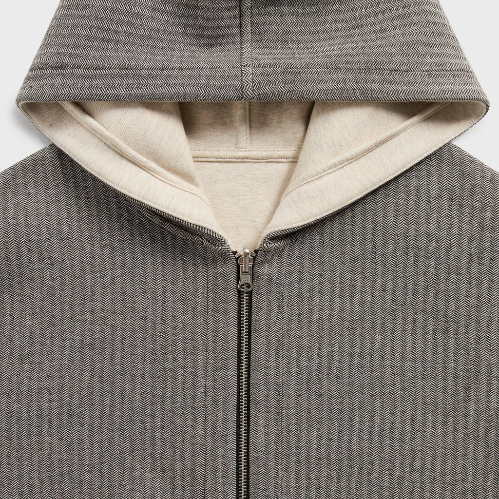 &Kin Reversible Double Face Williams V Hoodie - Kindling