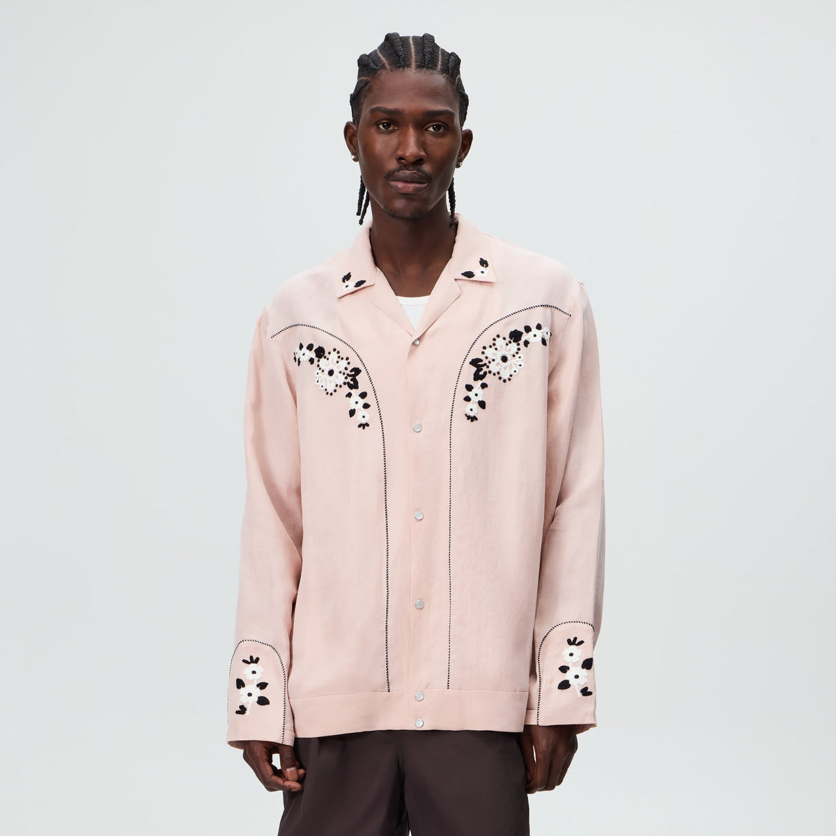 &Kin Cupro Linen Wally Shirt - Beloved