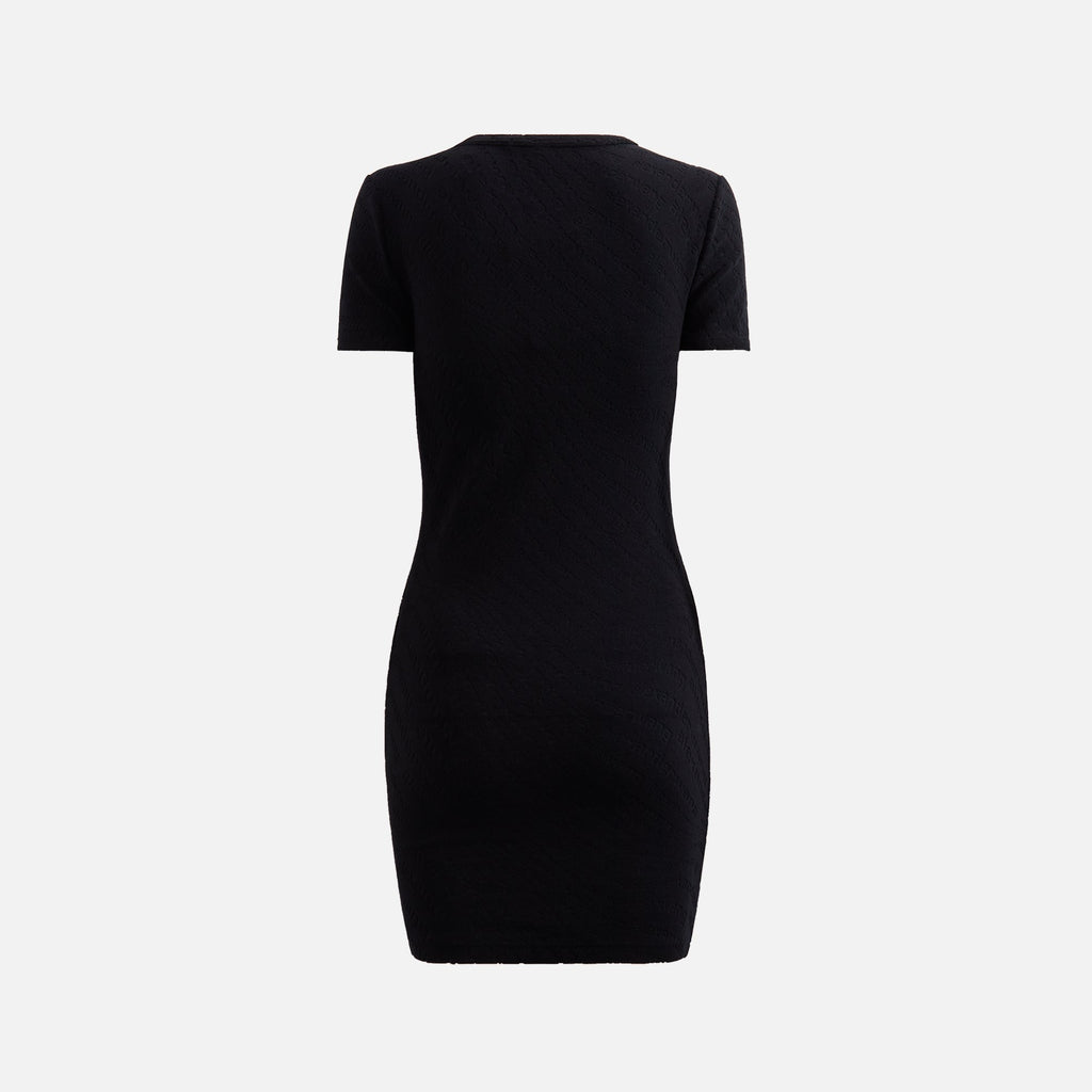 Alexander Wang Crew Neck Short Sleeve Dress - Black