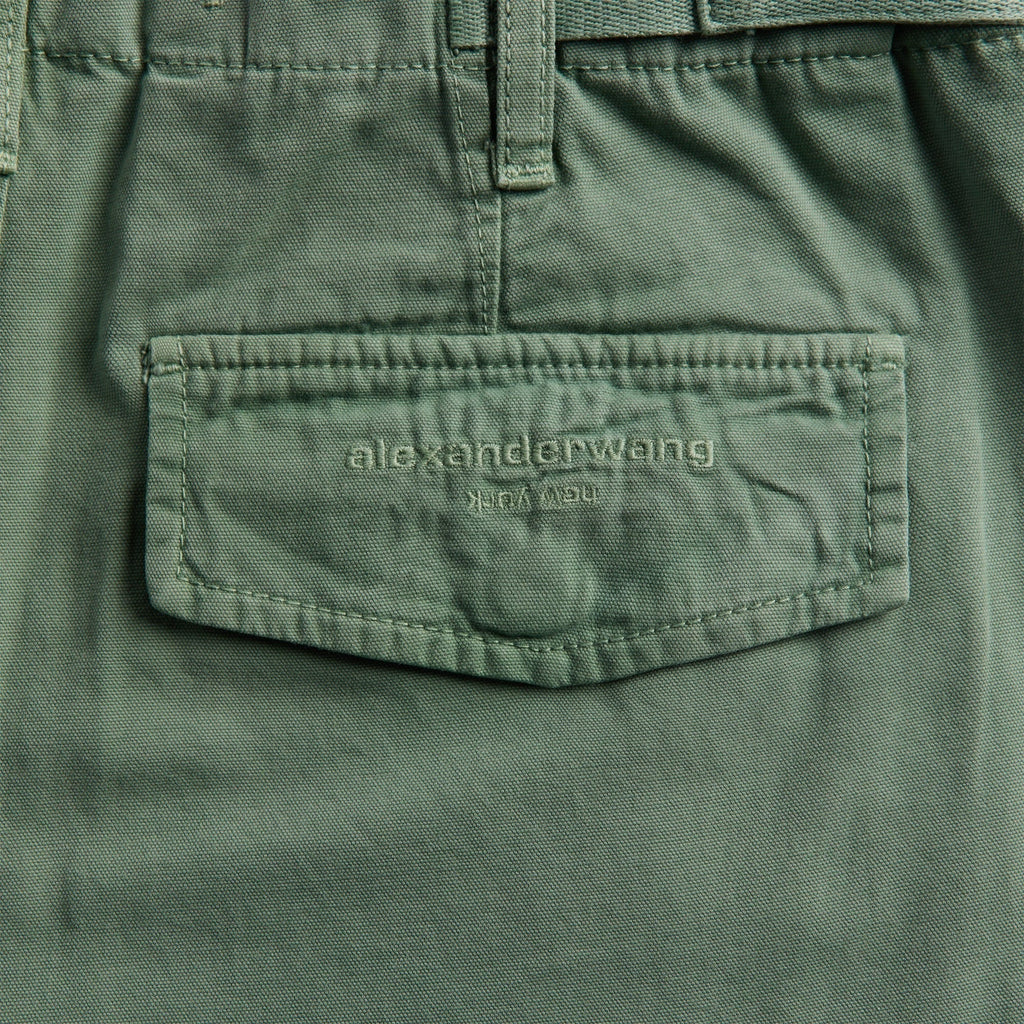 Alexander Wang Pre-Styled Cargo Pant - Washed Green Bay