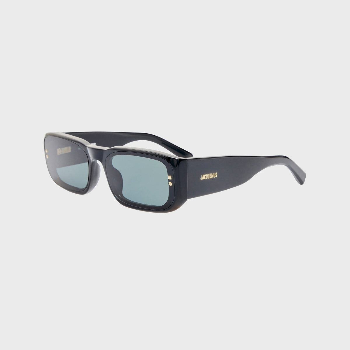 Jacquemus Jac 195 Frames - Black / Light Gold / Grey