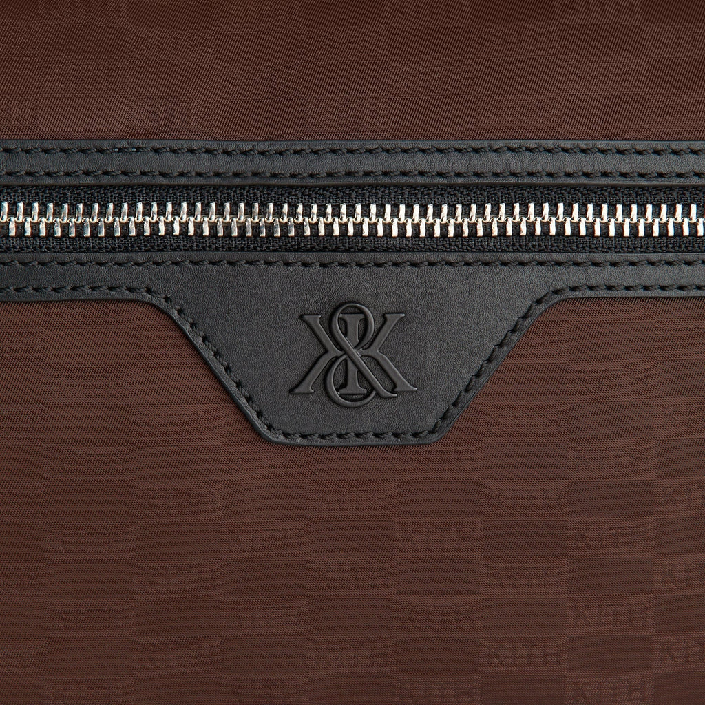Kith Monogram Nylon Jacquard Backpack - Dark Roast